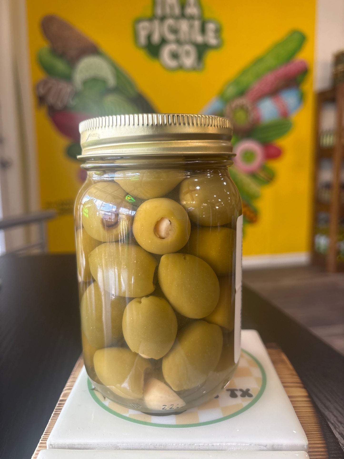 In A Pickle CO Garlic Stuffed Olives 16oz
