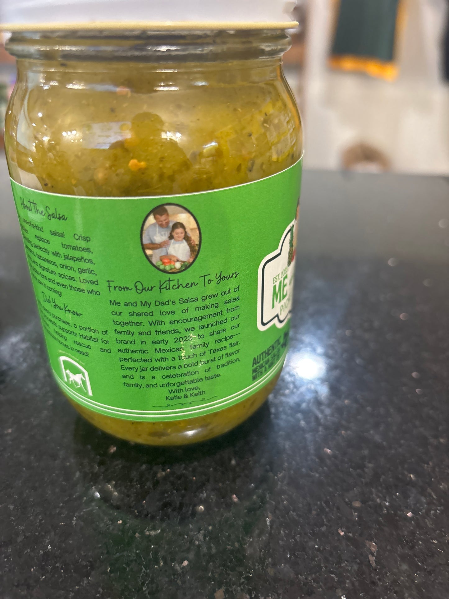 Me and My Dad’s Pickle Fiesta Salsa Fire/ Spicy