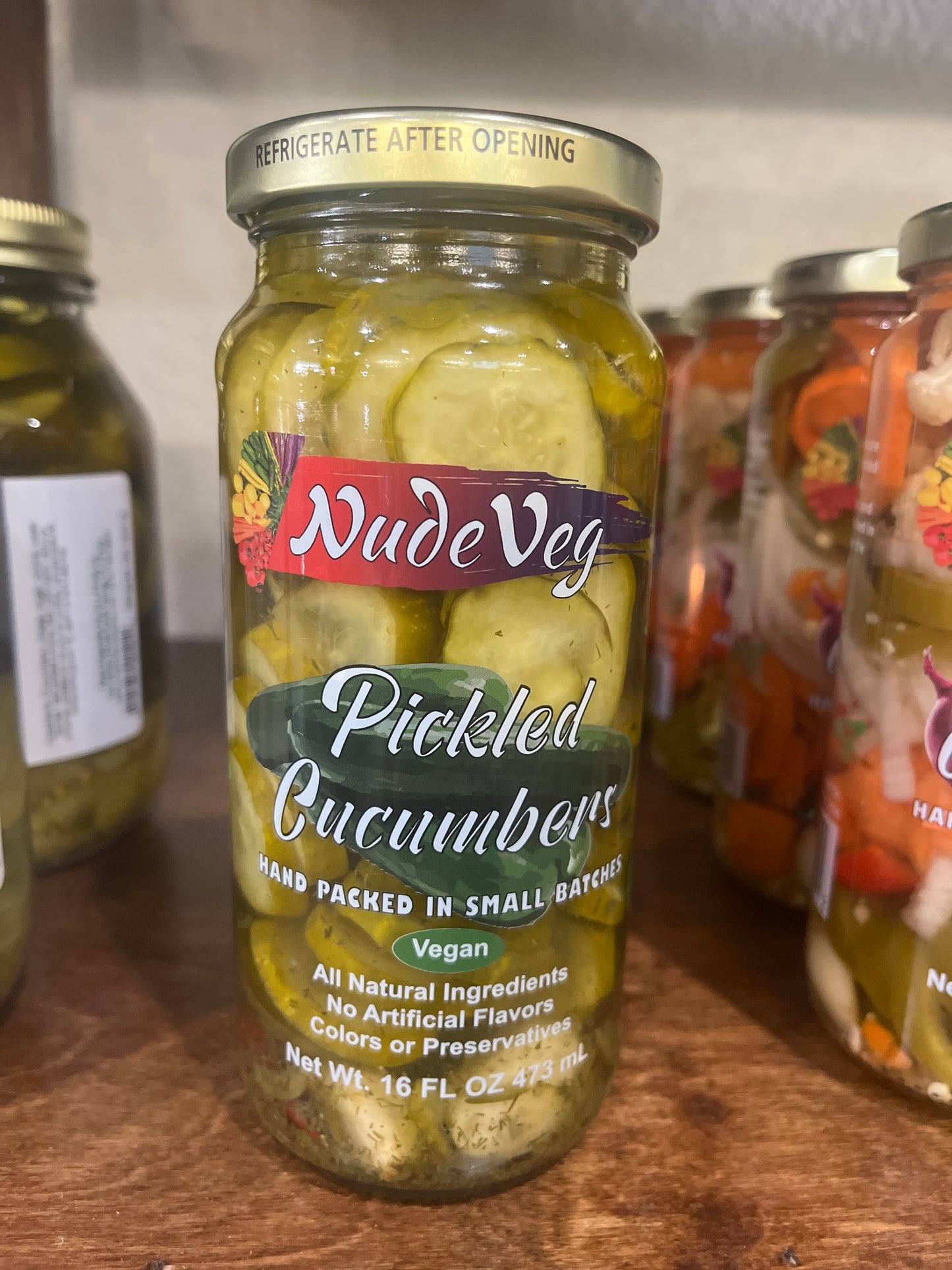 Nude Veg Pickled Cucumber
