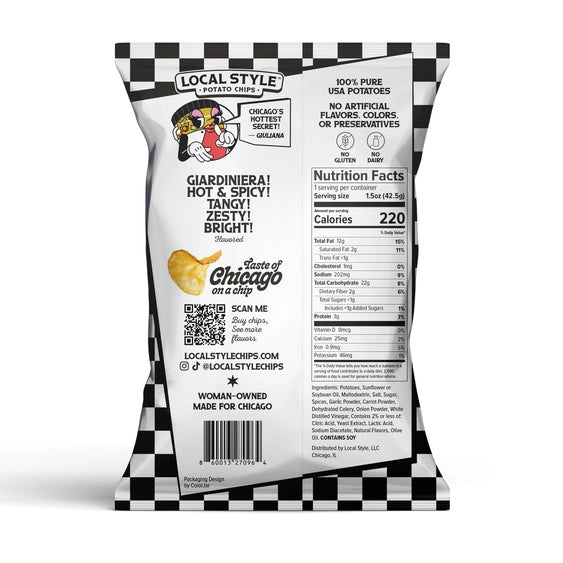 Hot Giard Flavor Potato Chips - Local Style | Chicago