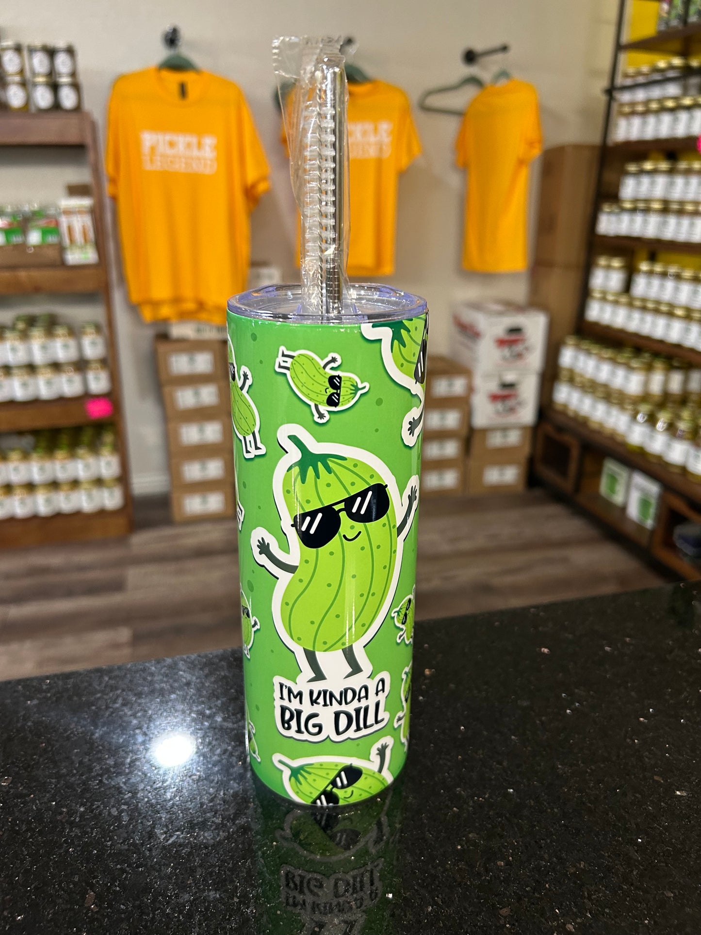 Im Kinda A Big Dill Pickle Tumbler Cup