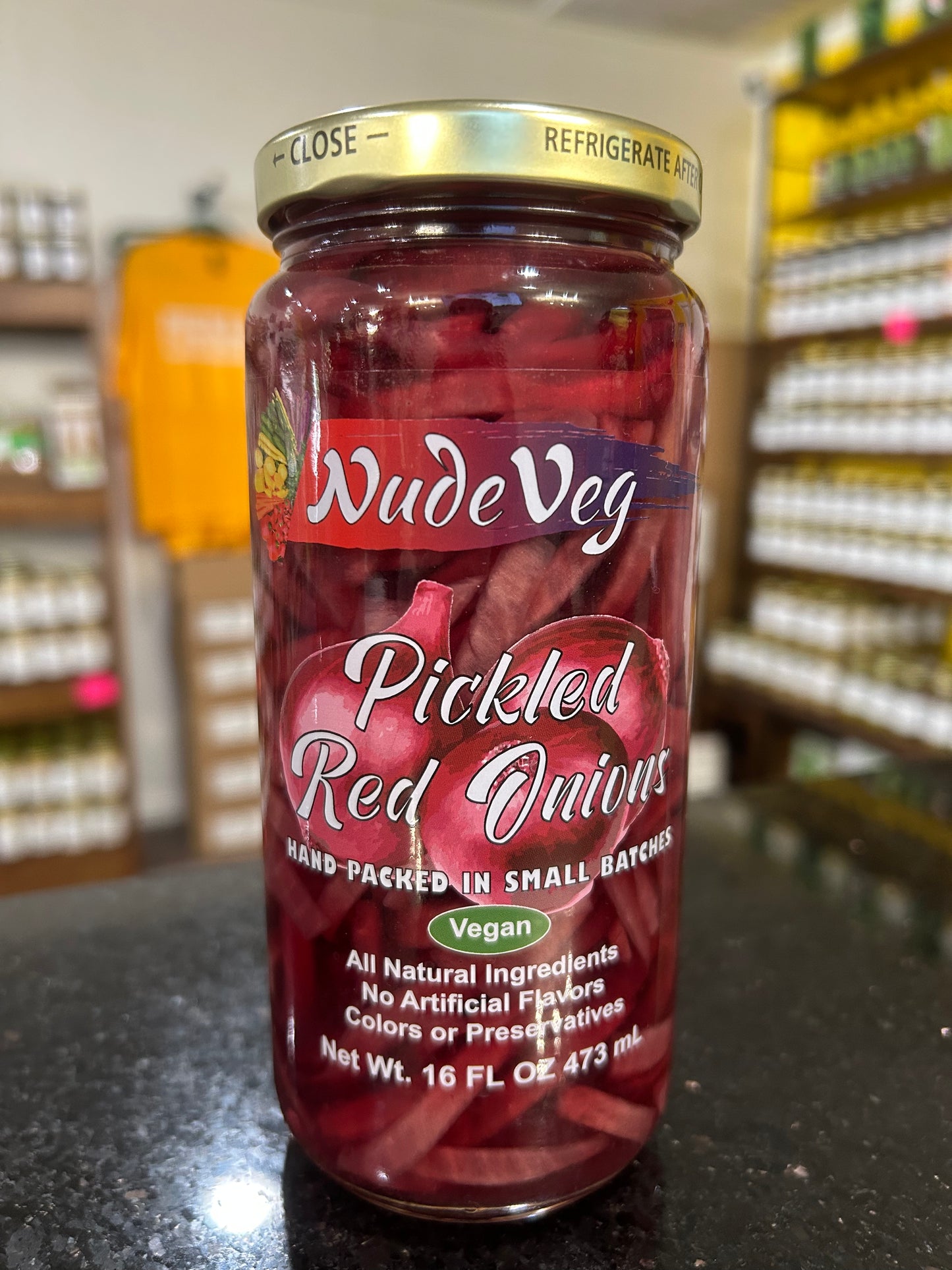 Nude Veg Pickled Red Onions