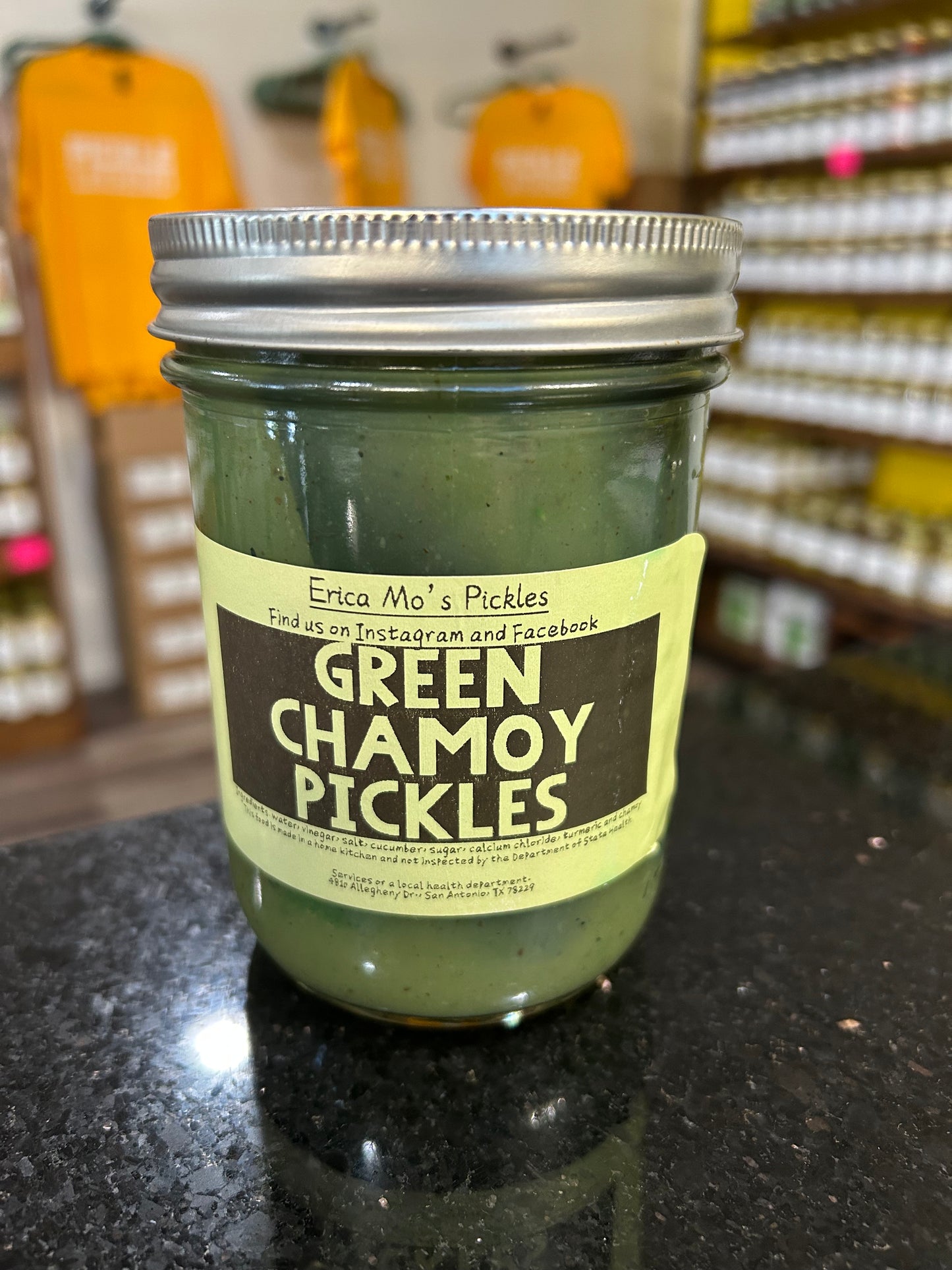 Erica Mo's Pickles - Green Chamoy Pickles