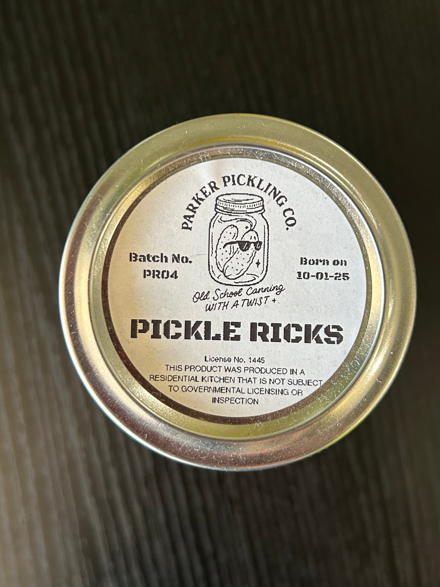 Parker Pickling CO. Pickle Ricks