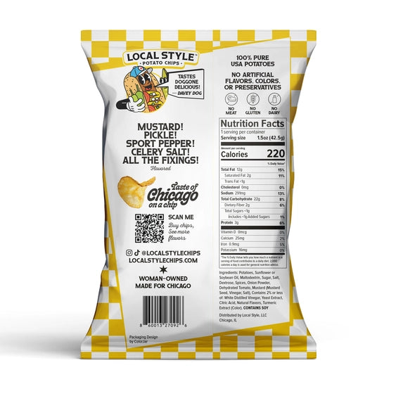 Hot Dog Flavor Potato Chips, Local Style | Chicago
