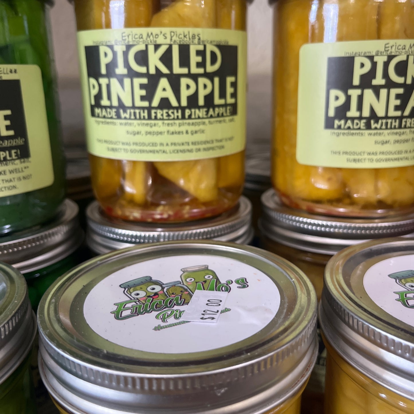 Erica MO’s pickles pickled pineapple