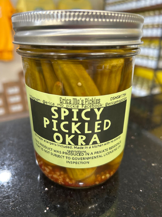 Erica Mo's Spicy Pickled Okra