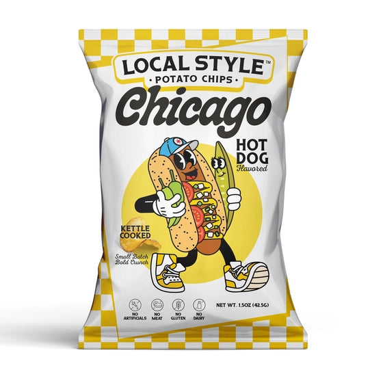 Hot Dog Flavor Potato Chips, Local Style | Chicago