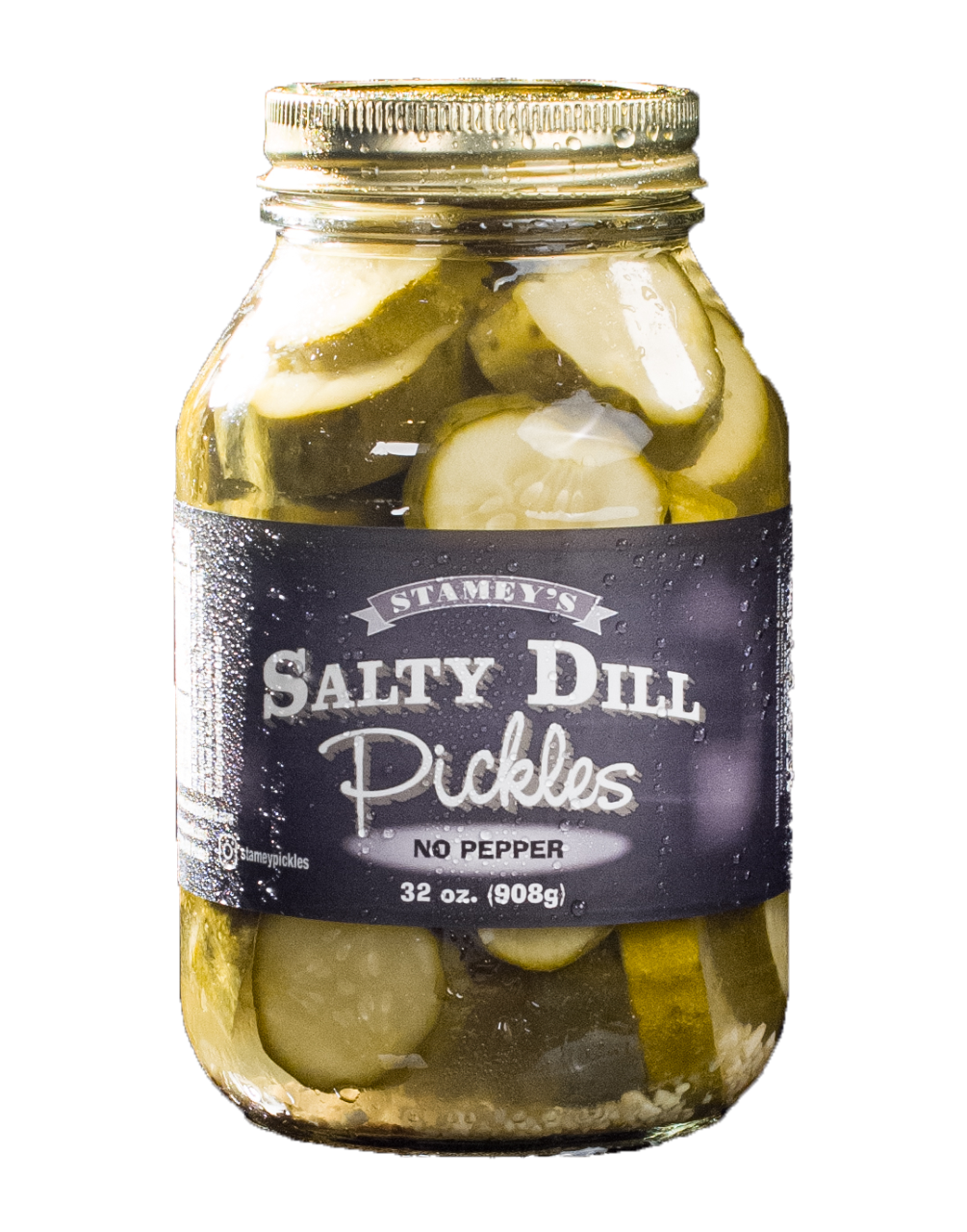 No Pepper Pickles: Quart