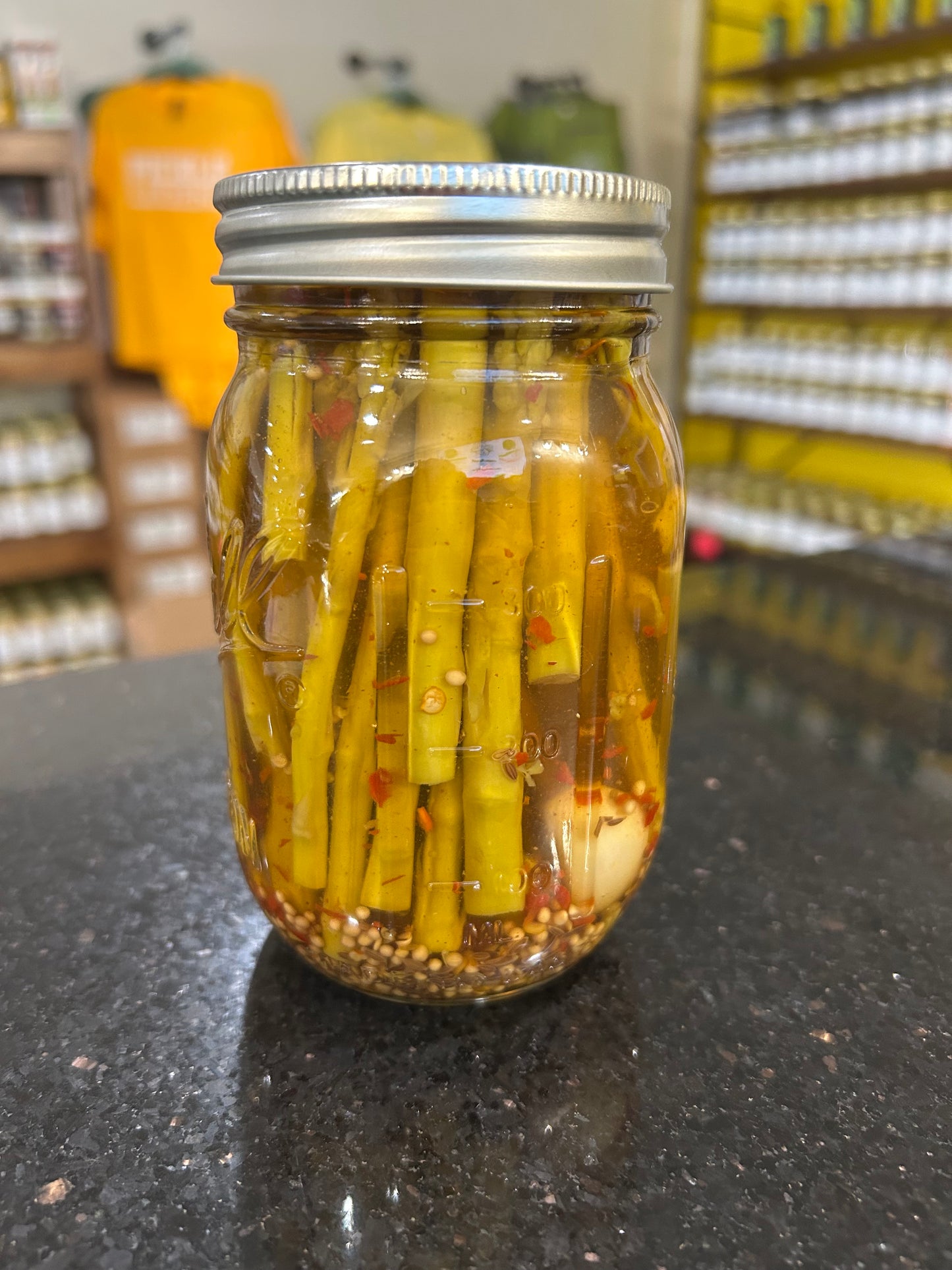 Saltgrass HoneyWorks Cajun Pickled Asparagus