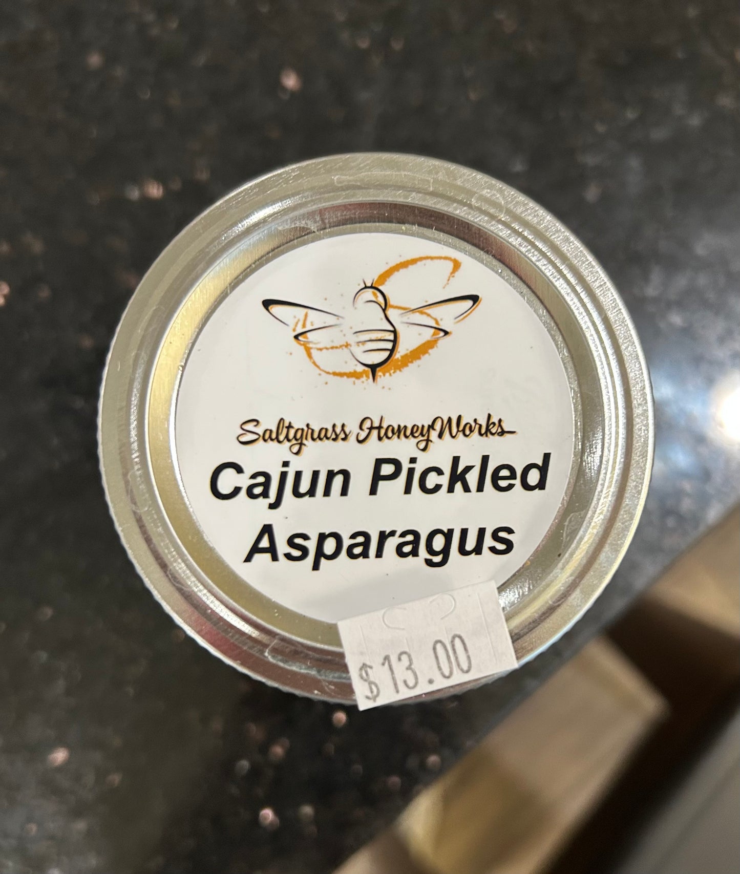 Saltgrass HoneyWorks Cajun Pickled Asparagus