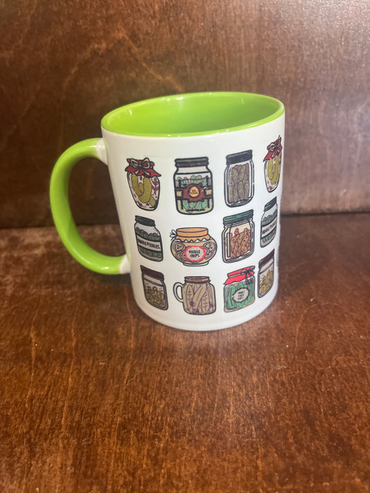 Pickle lovers club mug
