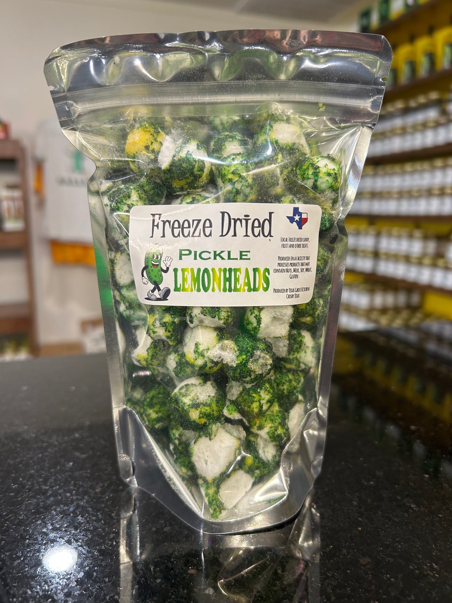 Freeze Dried Pickle Lemonheads