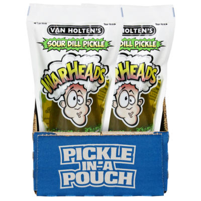 Van Holten's Warheads Extreme Sour Pickle-In-A-Pouch,