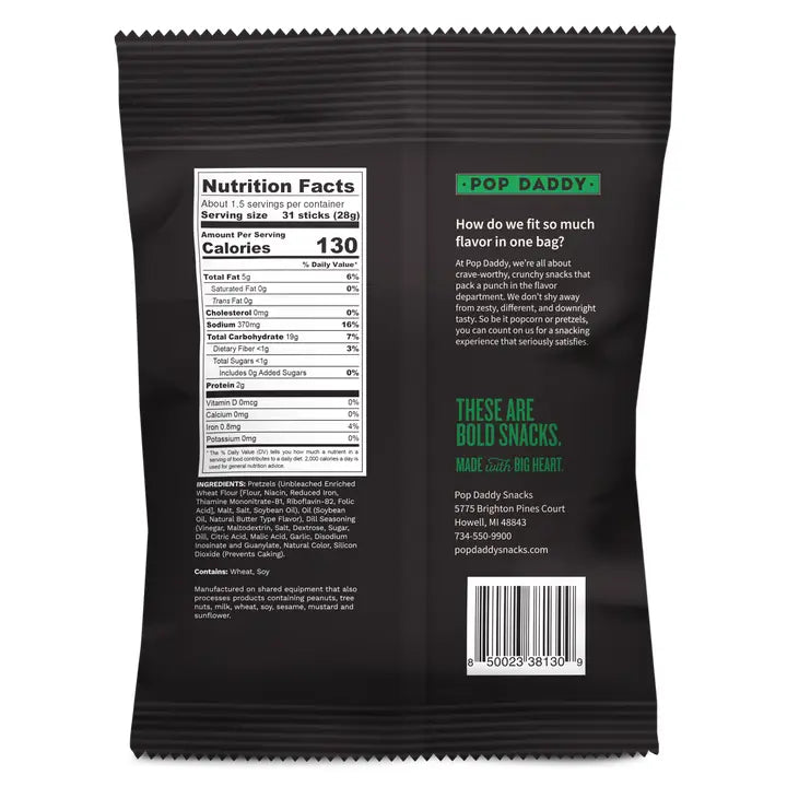 Seasoned Pretzels - 1.5oz - Dill Pickle