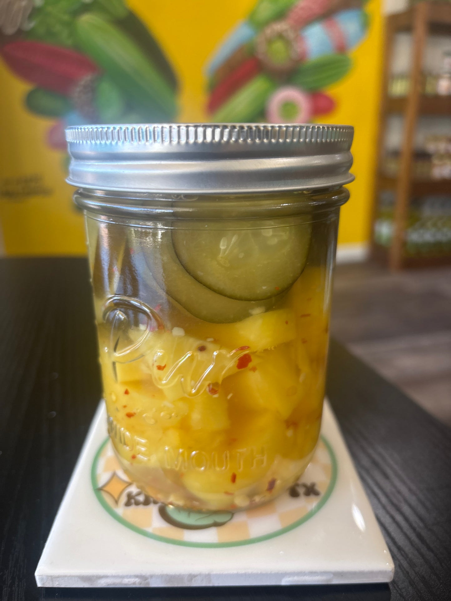 Erica Mo’s Pickles - 50/50 cucumbers  & Pineapple