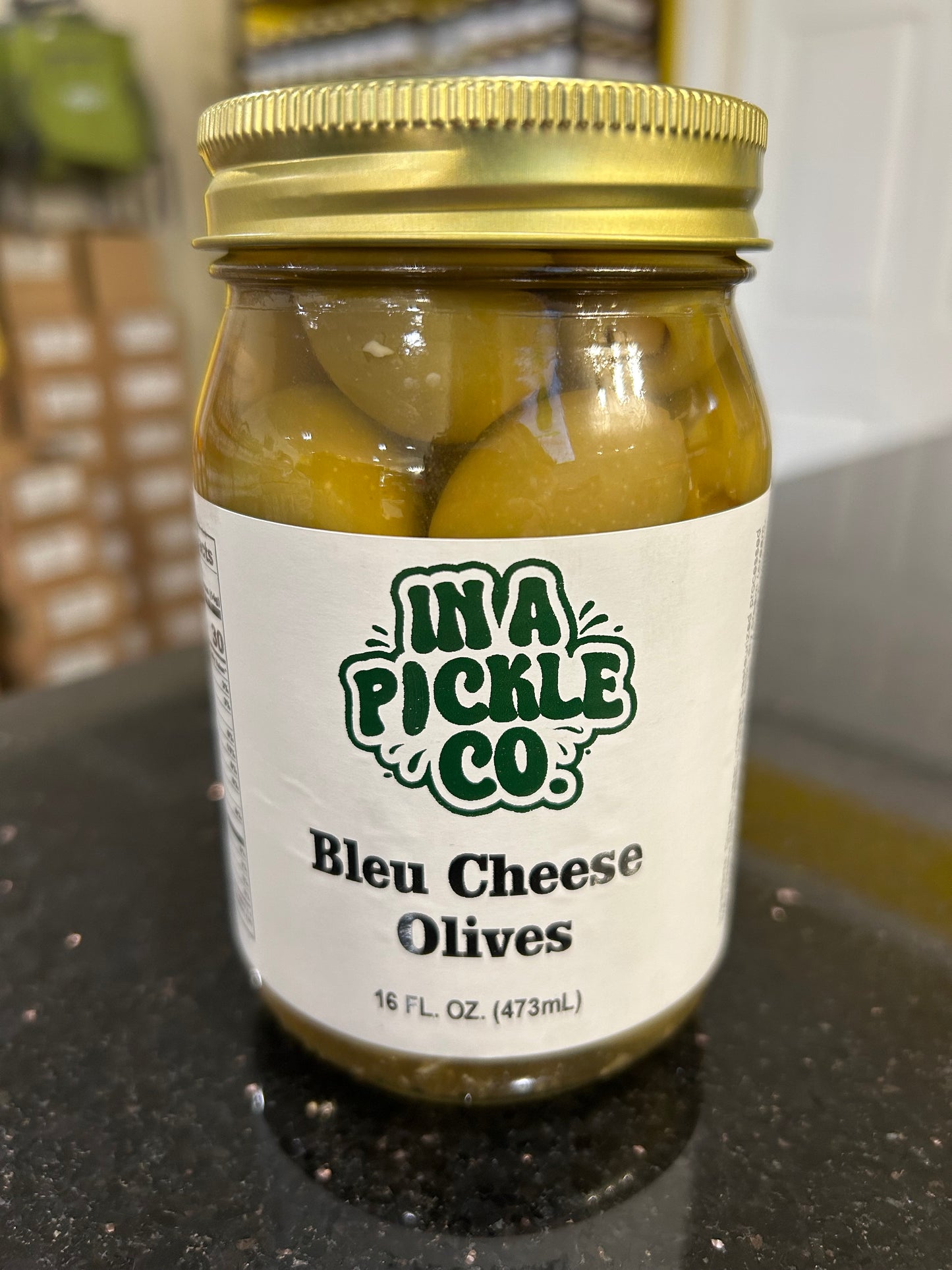 In A Pickle CO Bleu Cheese Olives