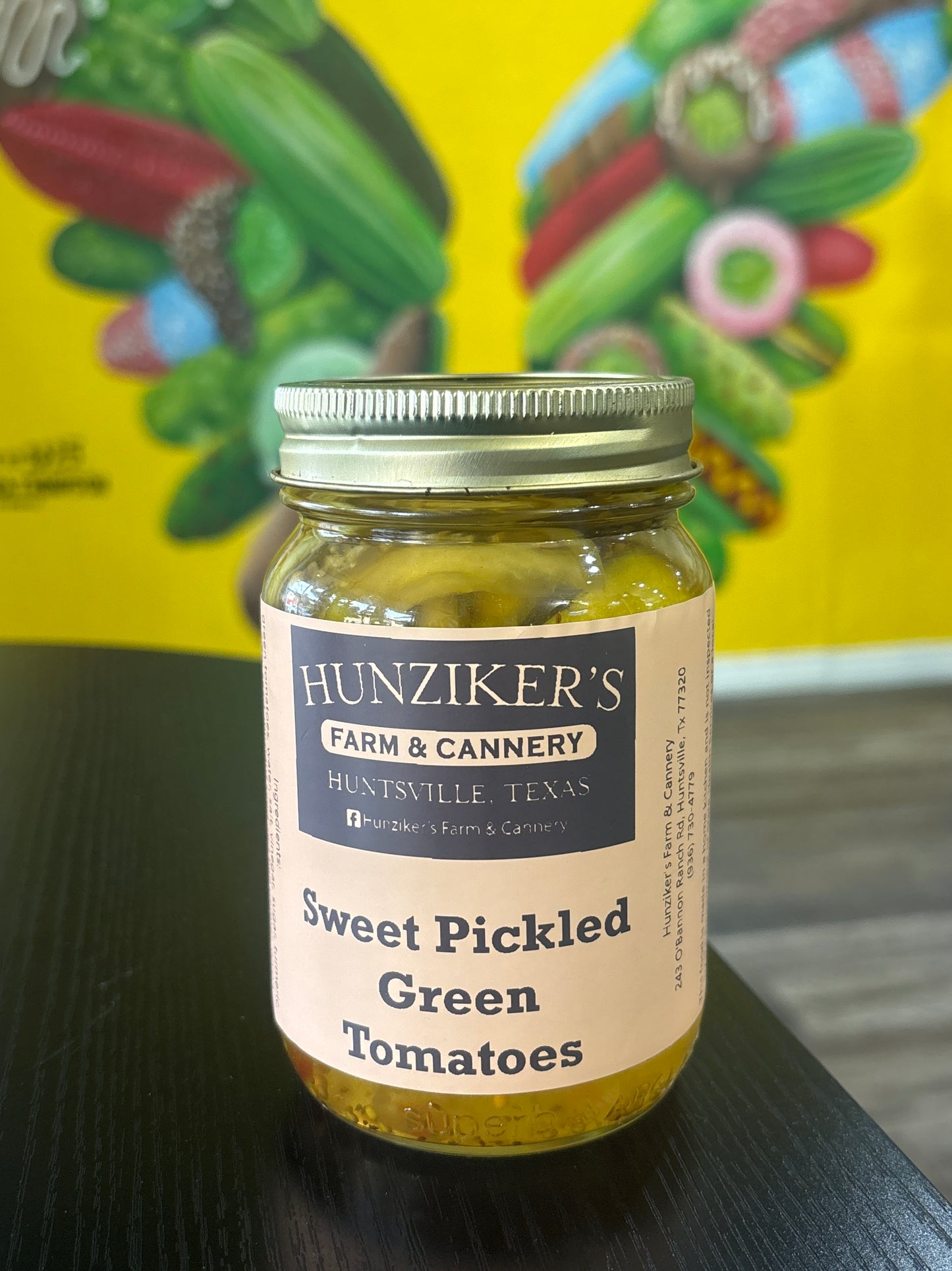 Hunzicker’s Sweet Pickled Green Tomatoes