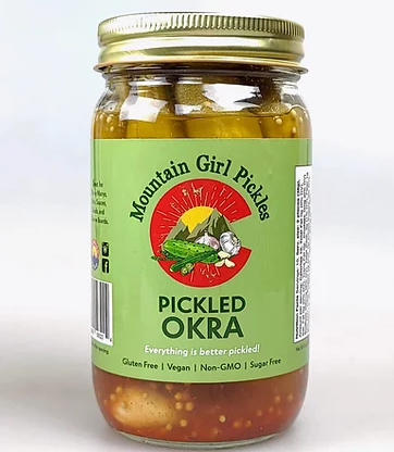 Pickled Okra: 16 oz.