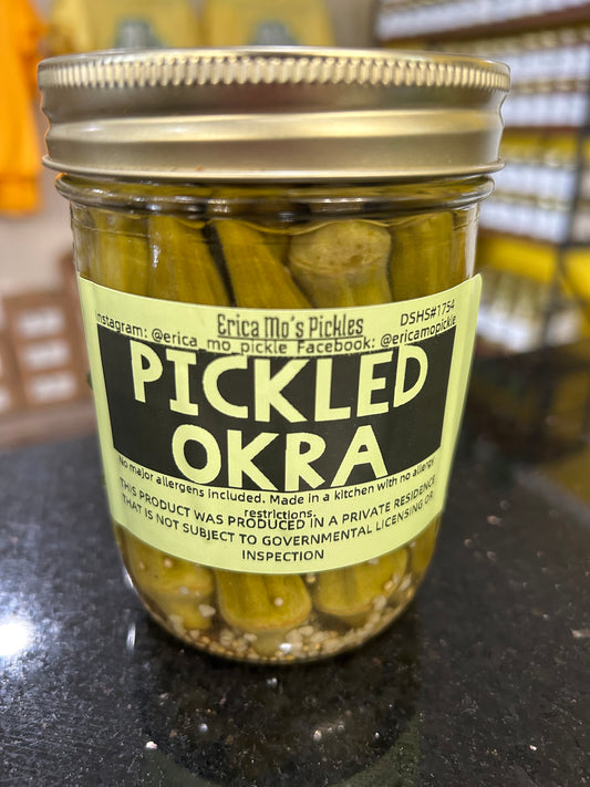 Erica Mo's Pickled Okra