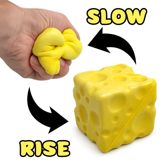 Fun Doh Slow-Rise Cheese Sensory Squishy Toy