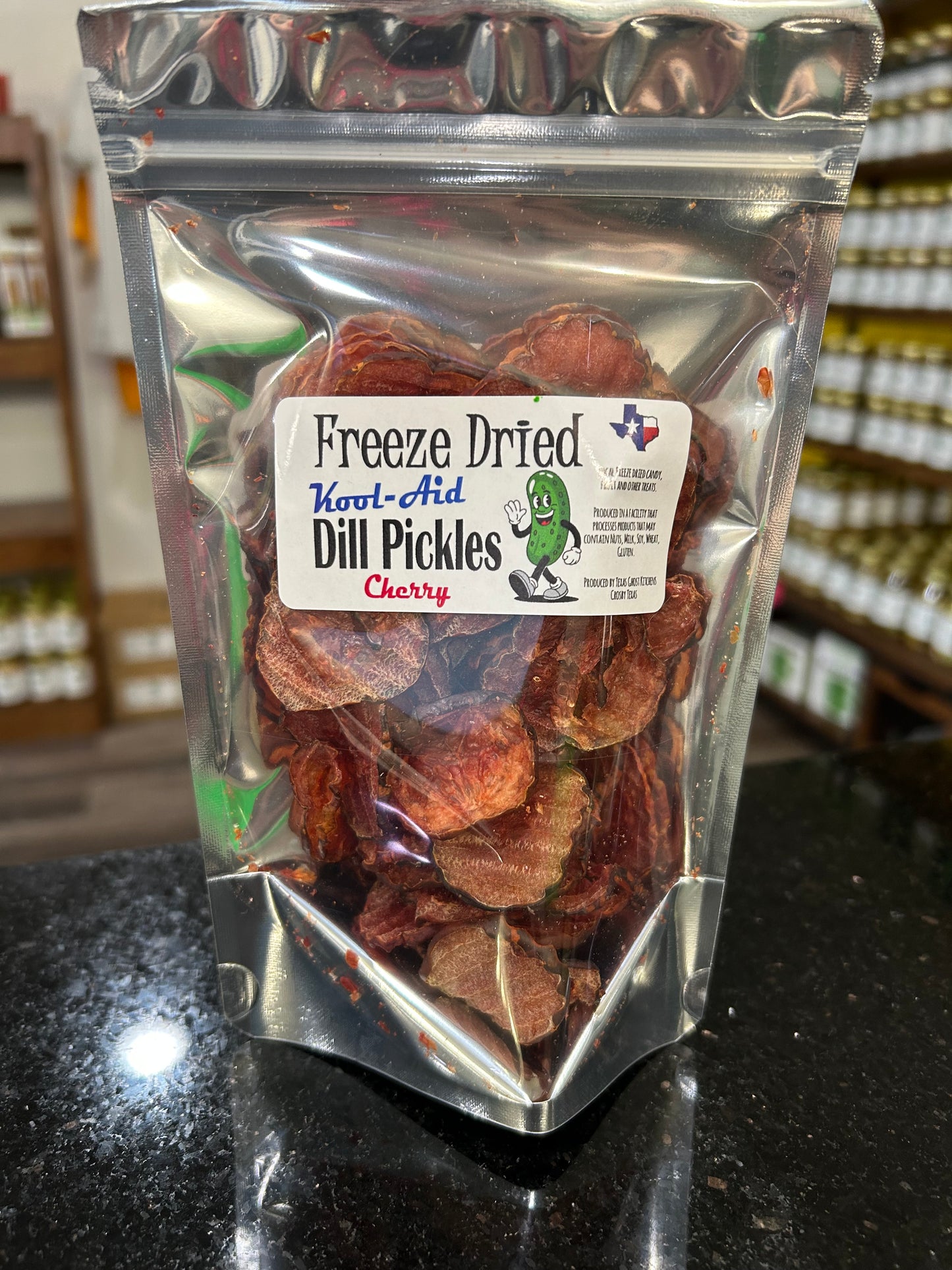 Freeze Dried Cherry Kool-Aid Dill Pickles