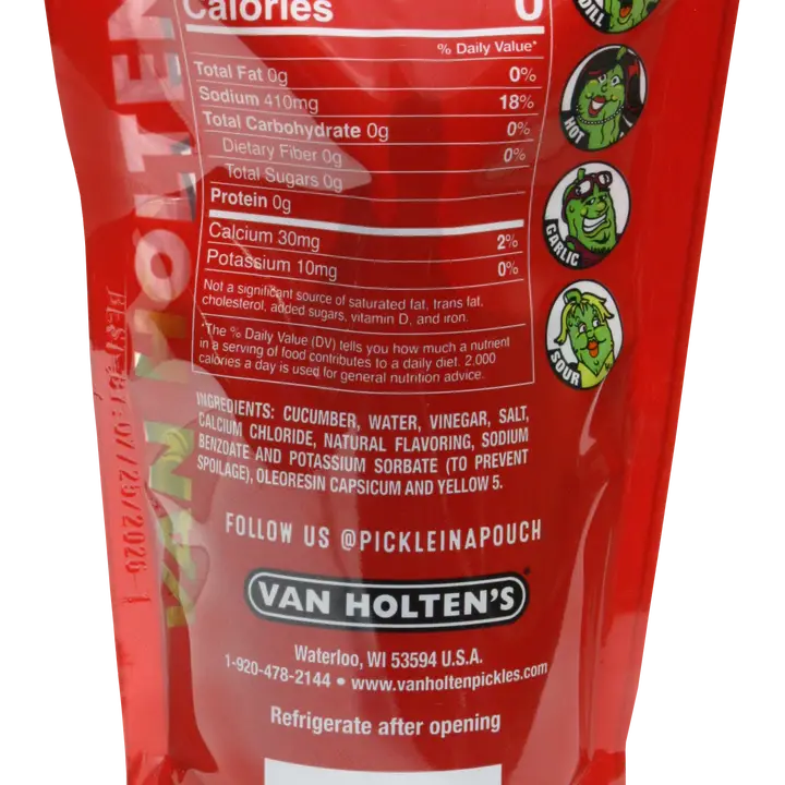 Van Holten's Large Hot & Spicy Pickle-in-A-Pouch