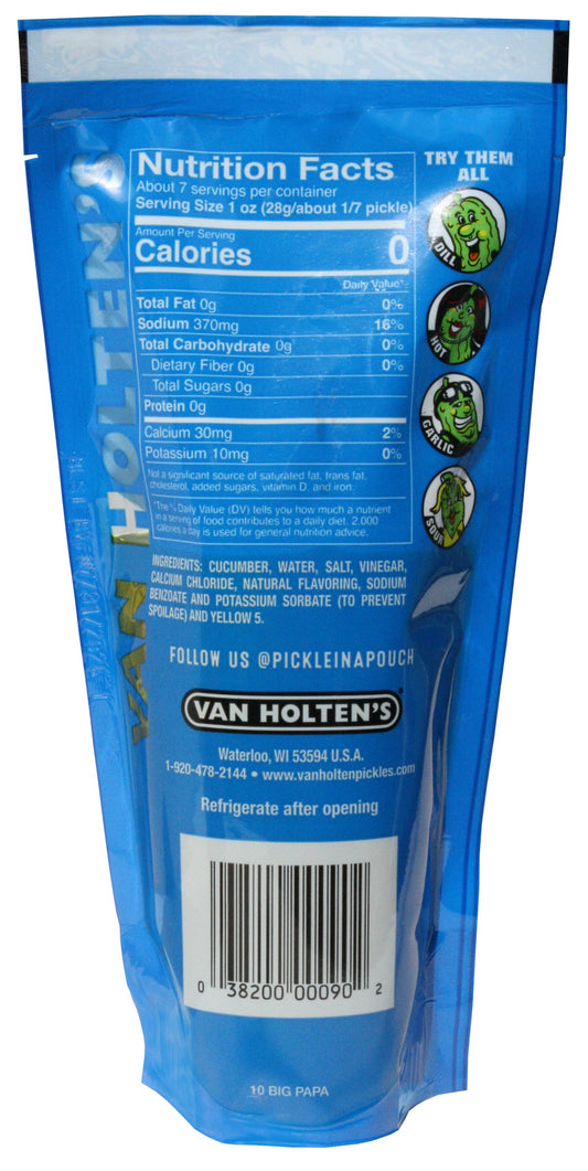Van Holten's Big Papa Pickle-In-A-Pouch,