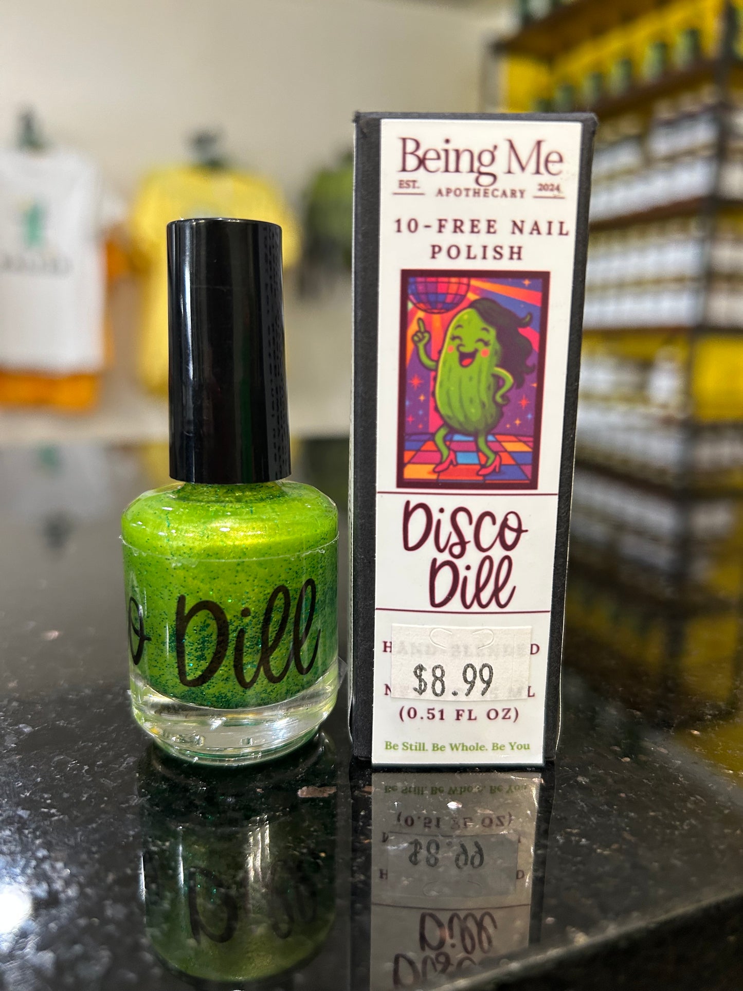 Being Me Apothecary "Disco Dill" Nail Polish