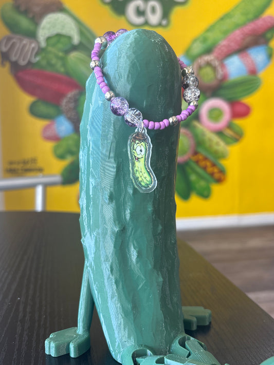 Pickle Beaded Bracelet