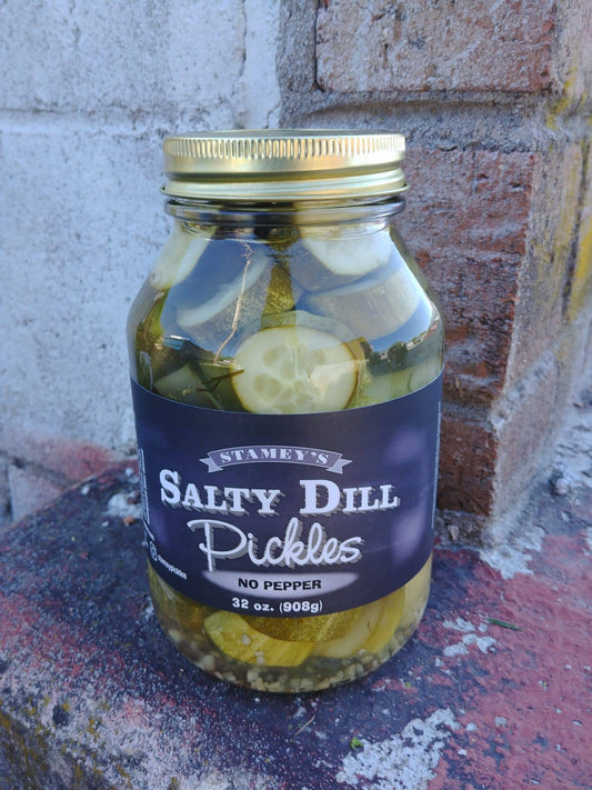 No Pepper Pickles: Quart