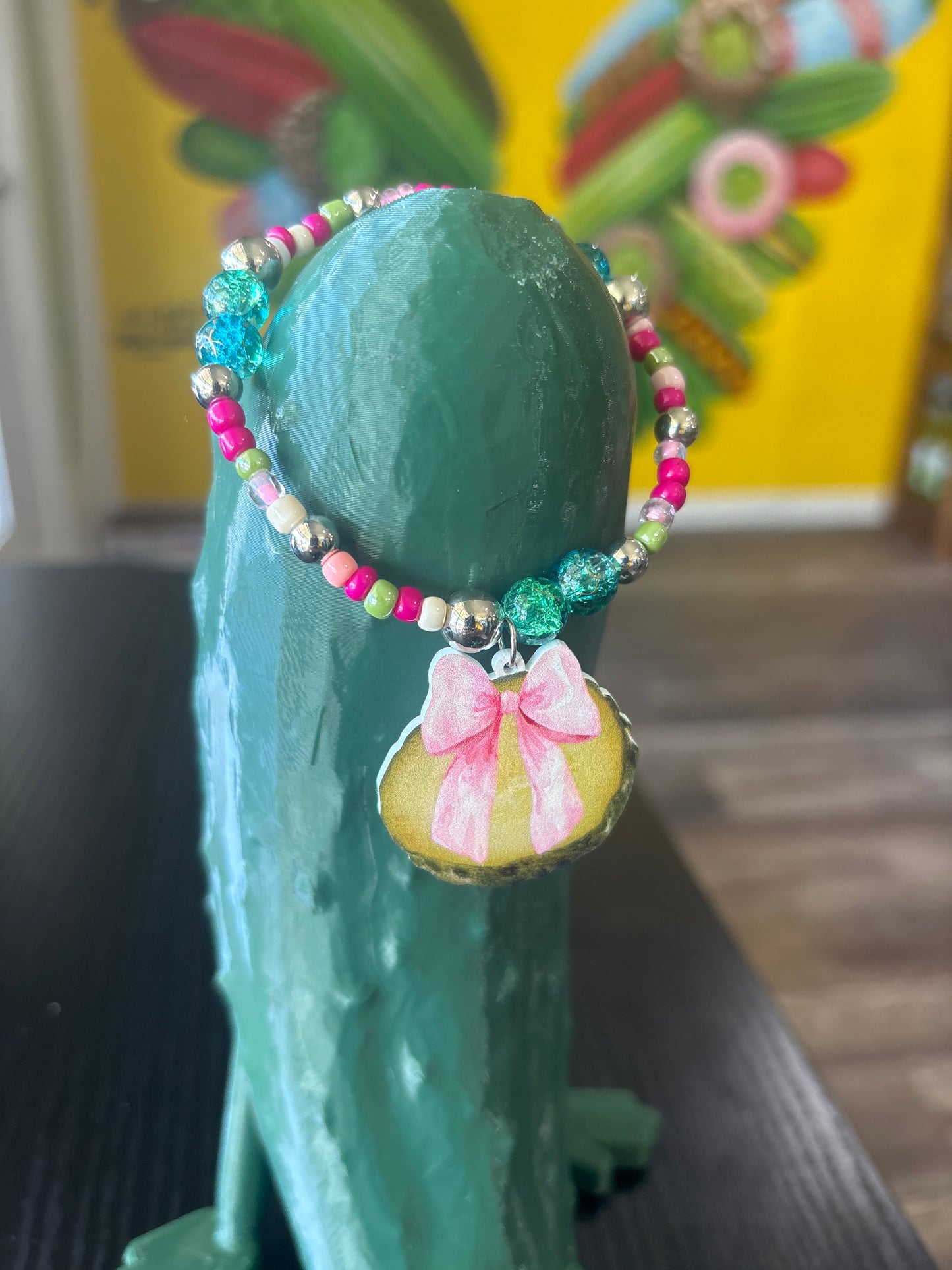 Pickle Beaded Bracelets -