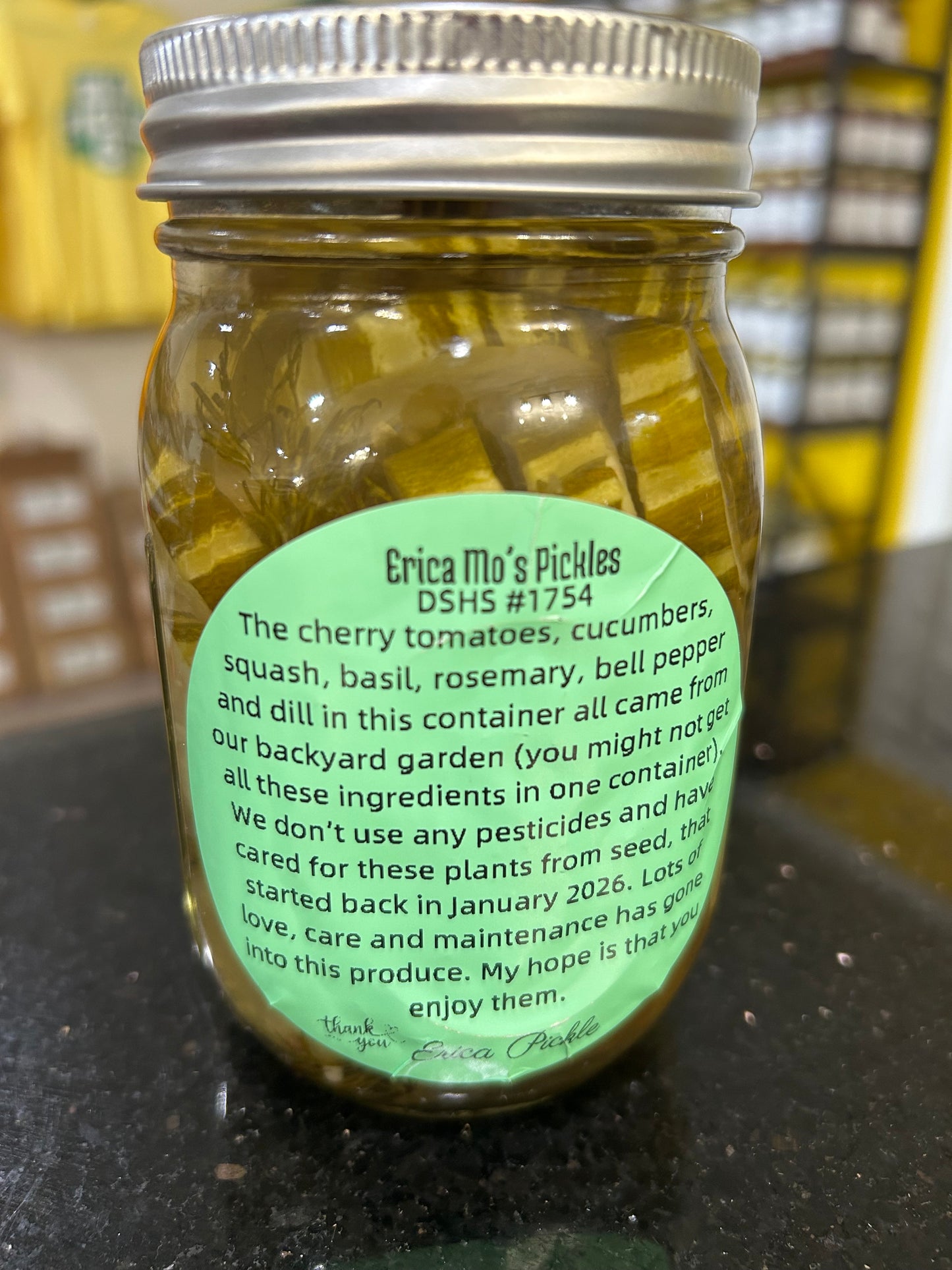 Erica Mo's Garden Pickles