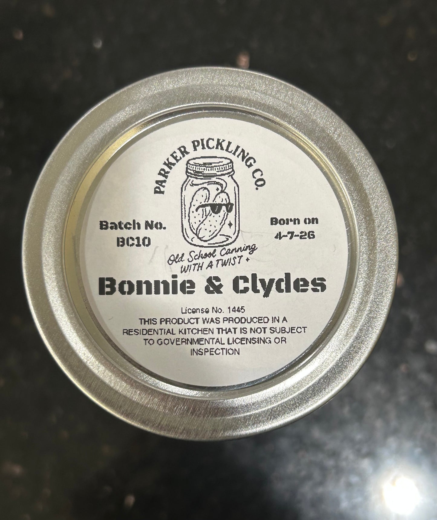 Parker Pickling CO. Bonnie & Clydes