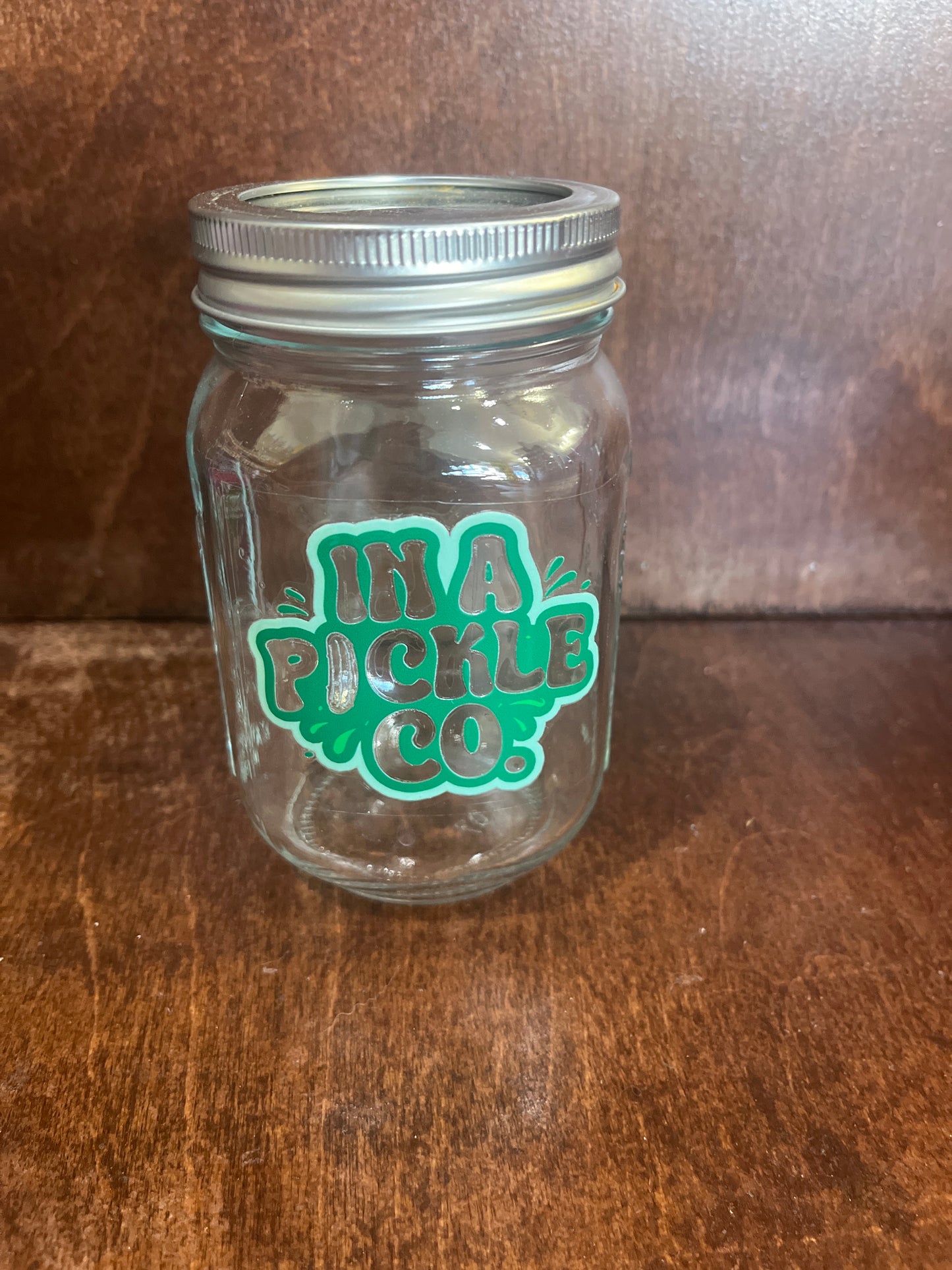 In A Pickle co. Mason jar