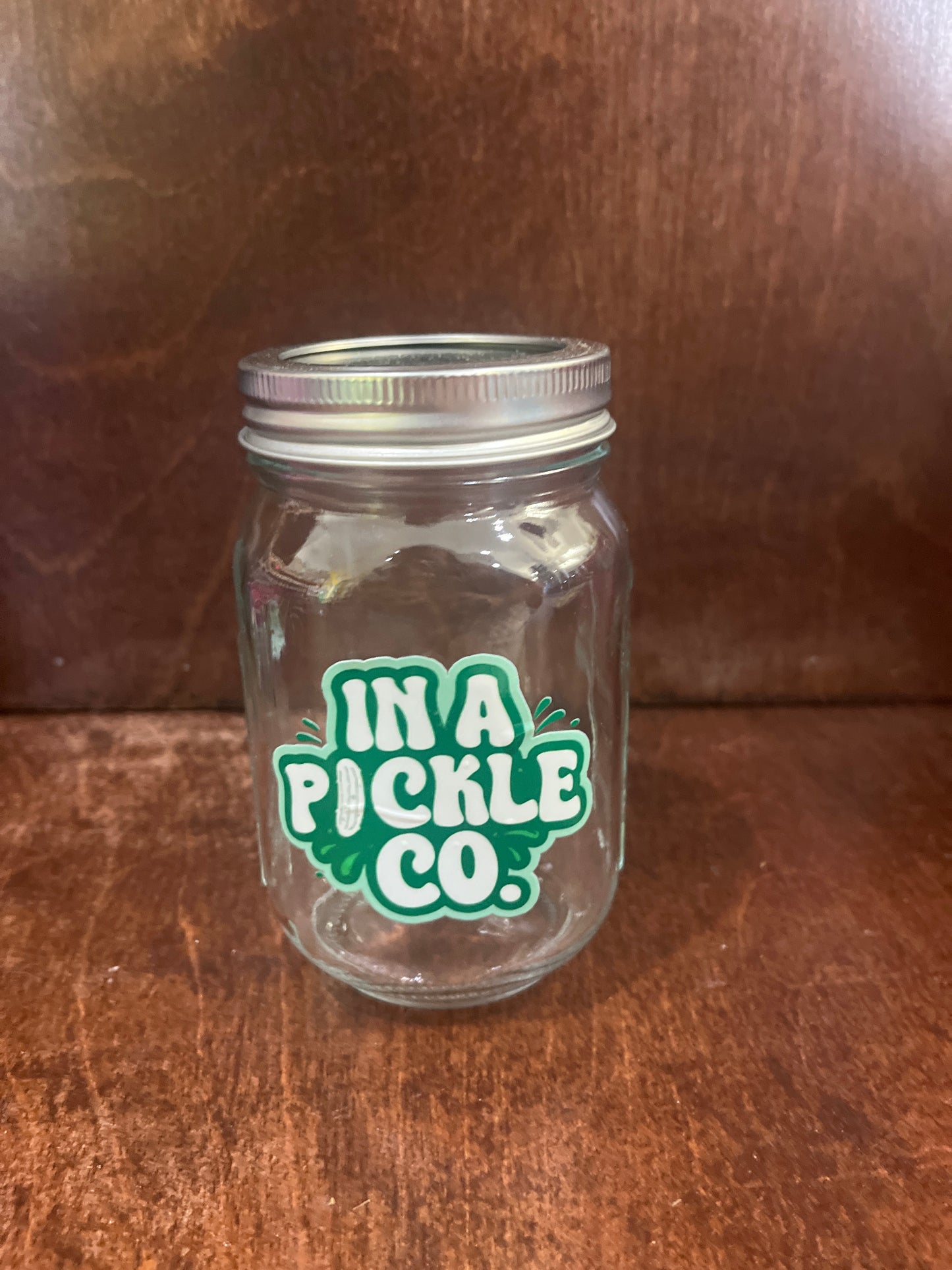 In A Pickle co. Mason jar