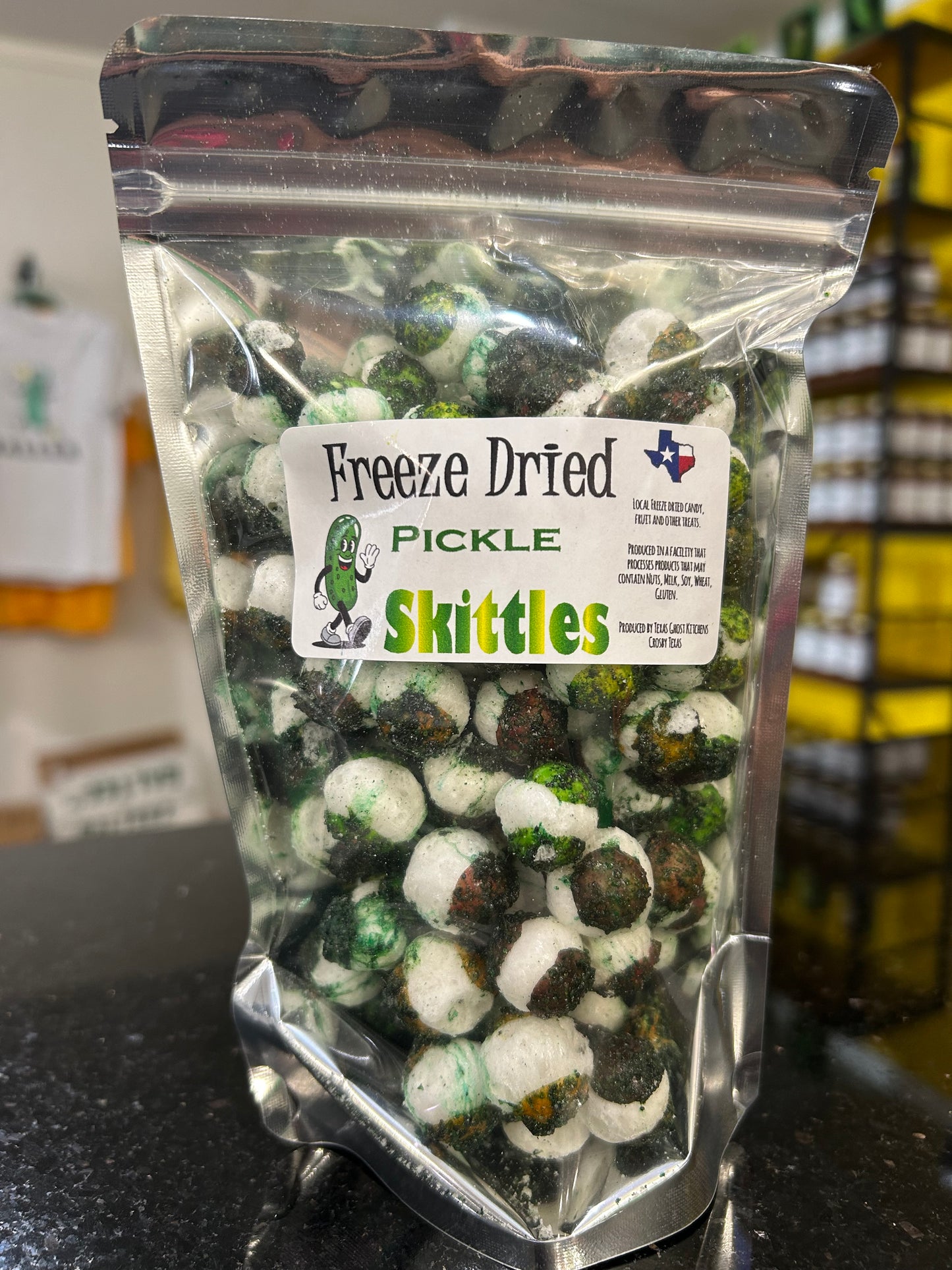 Freeze Dried Pickle Skittles