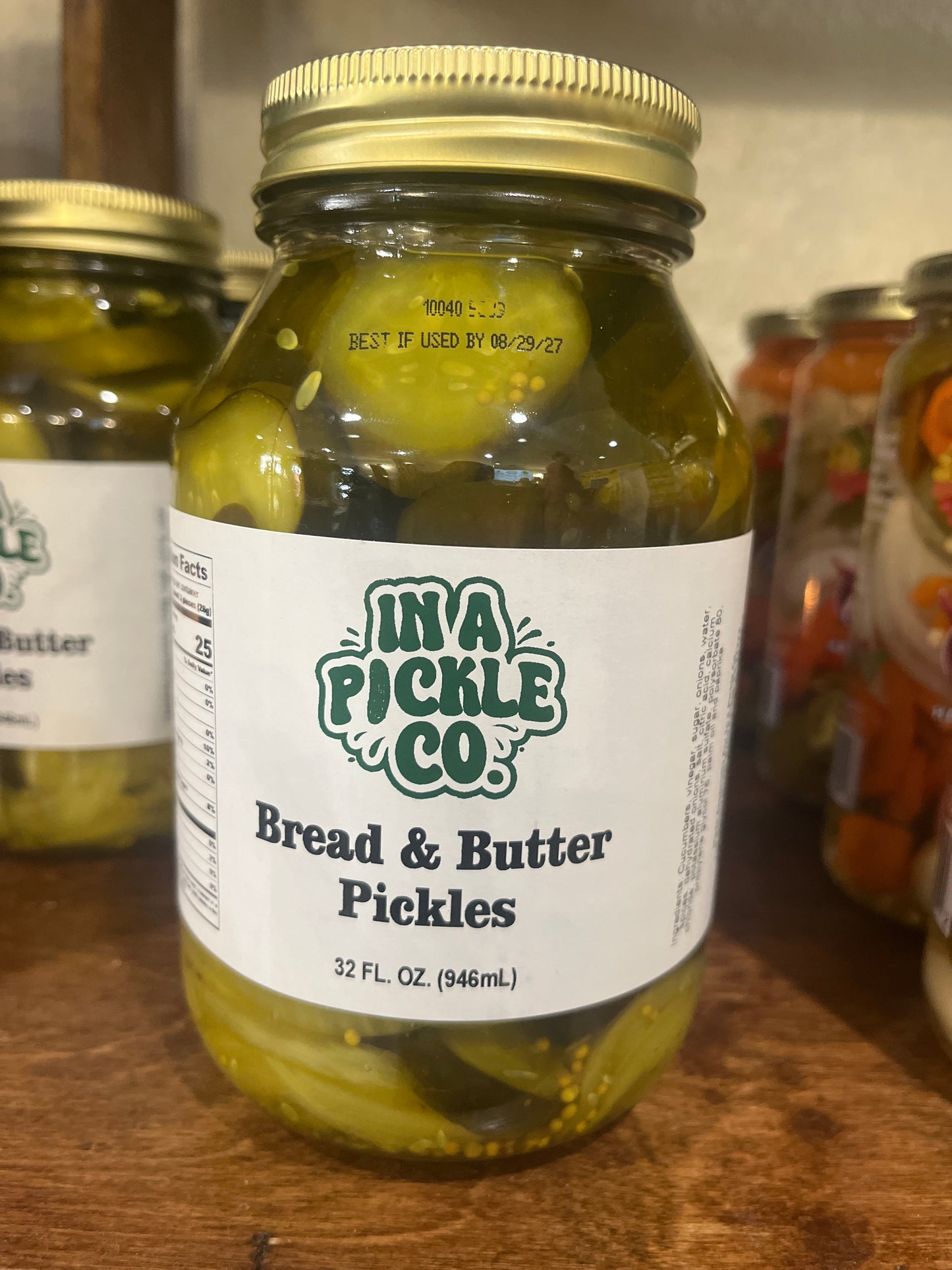 In a Pickle Co Bread & Butter Pickles: Quart