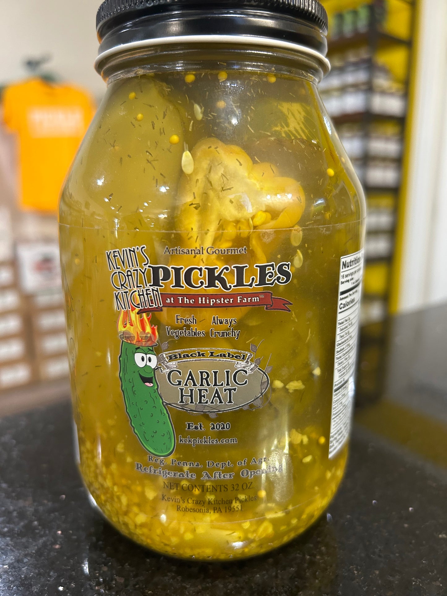 Kevin's Crazy Kitchen Garlic Heat Pickles