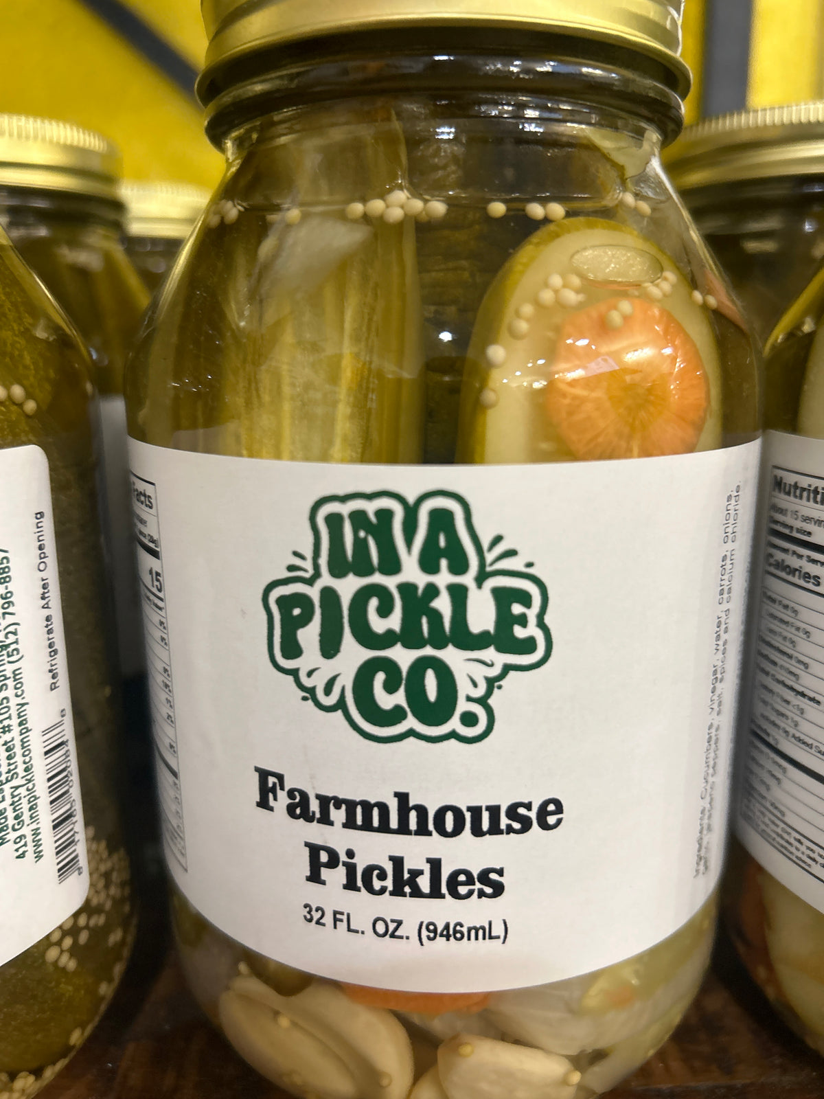 in a pickle, Co. farmhouse pickles ￼