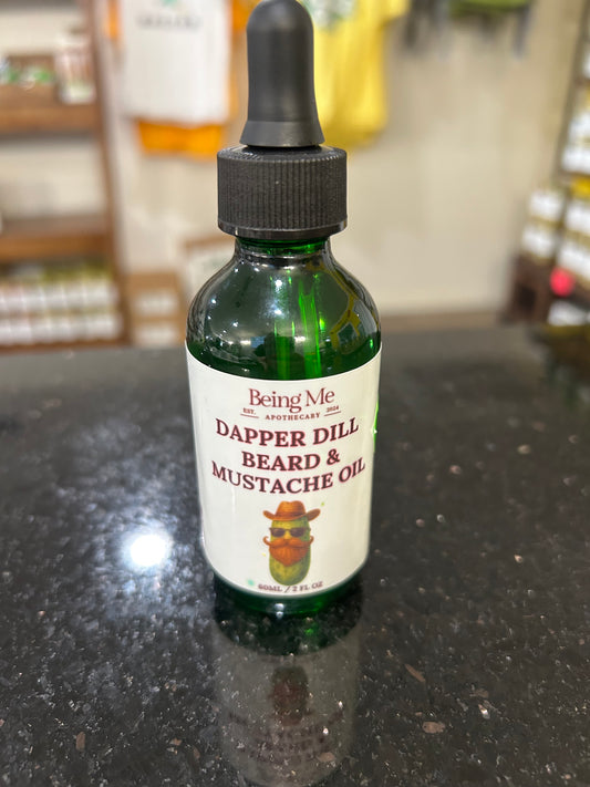Being Me Apothecary Dapper Dill Beard & Mustache Oil