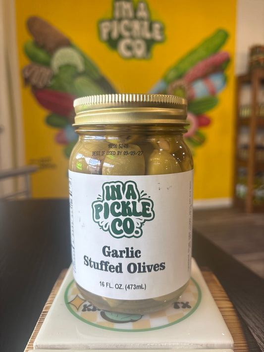 In A Pickle CO Garlic Stuffed Olives 16oz