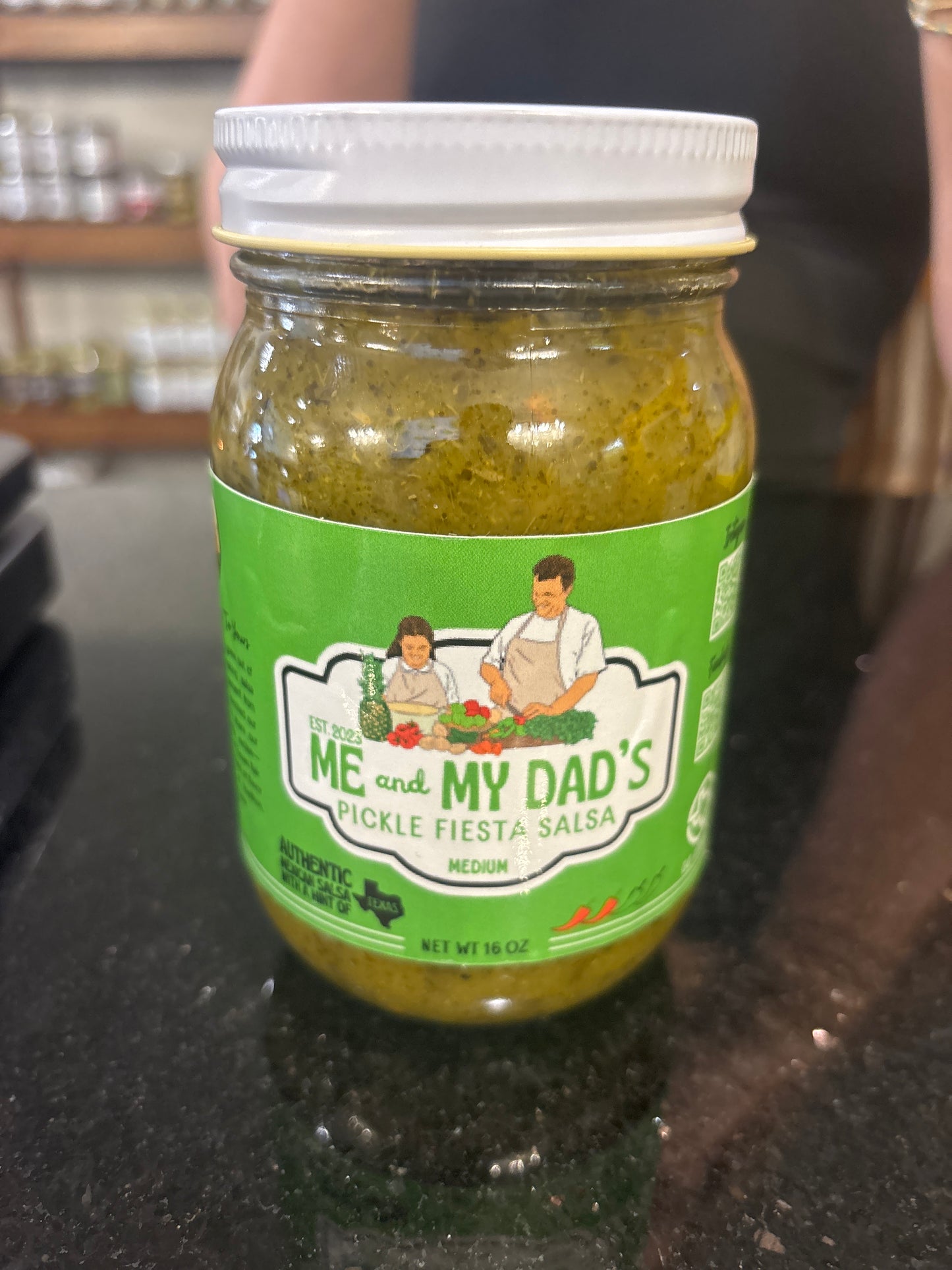 Me and my Dad’s Pickle Fiesta Salsa Medium
