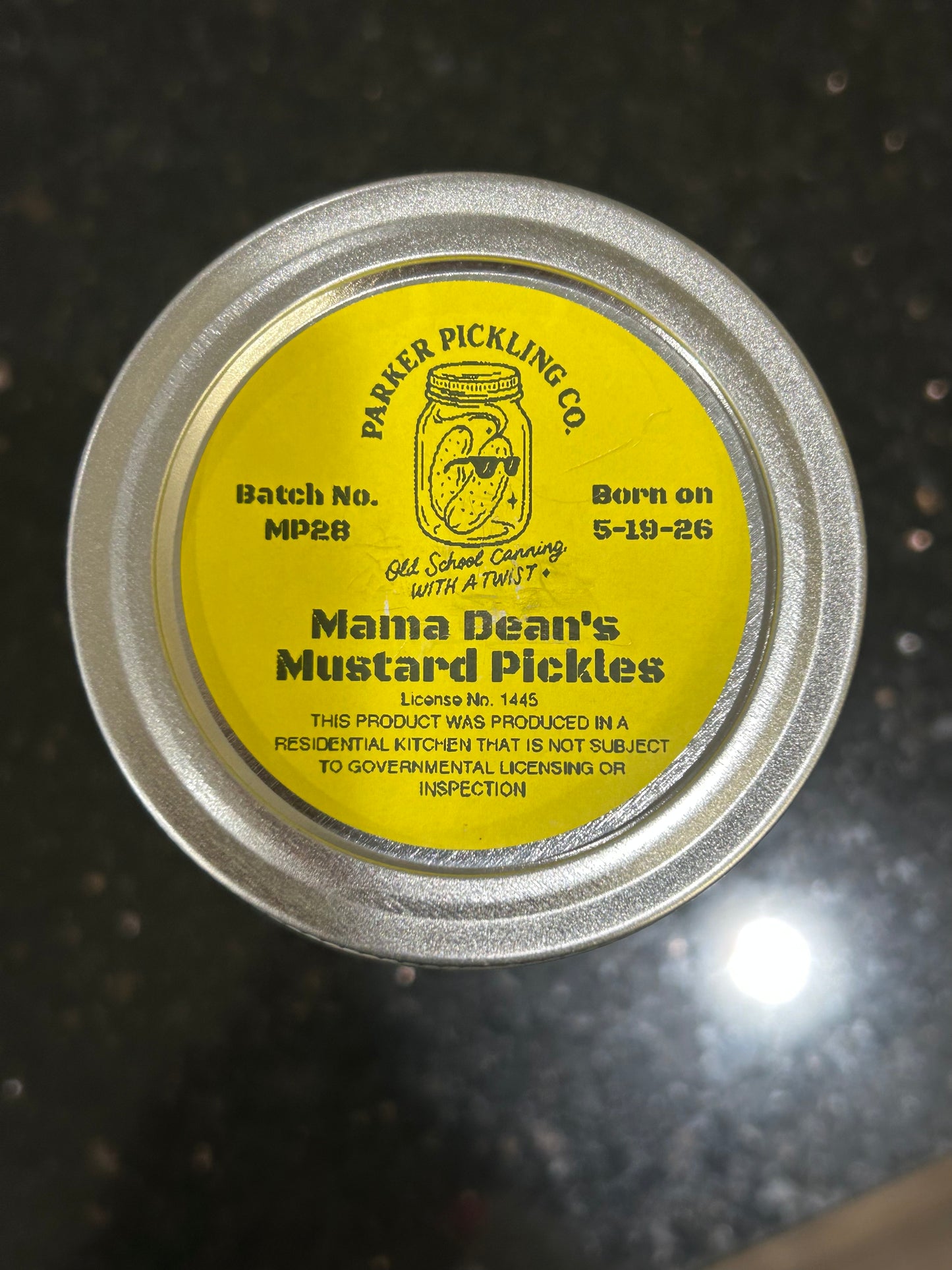 Parker Pickling CO Mama Deans's Mustard Pickles