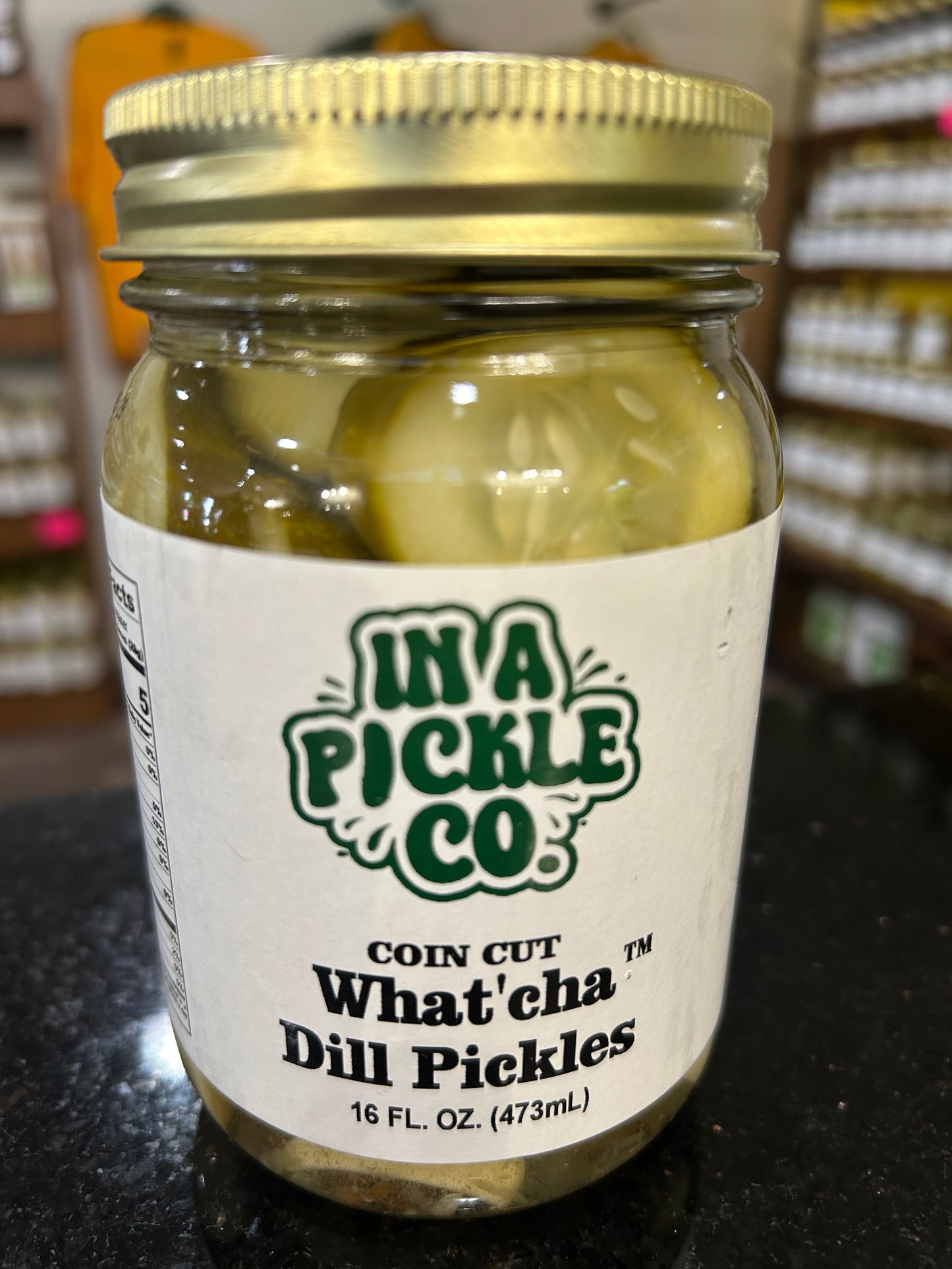 In A Pickle CO What'cha Dill Coin Cut Pickles