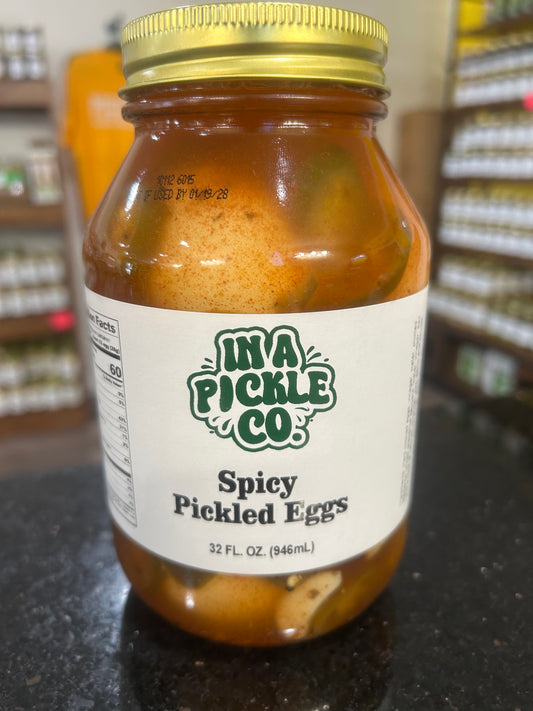 In A Pickle CO Spicy Pickled Eggs 32oz.