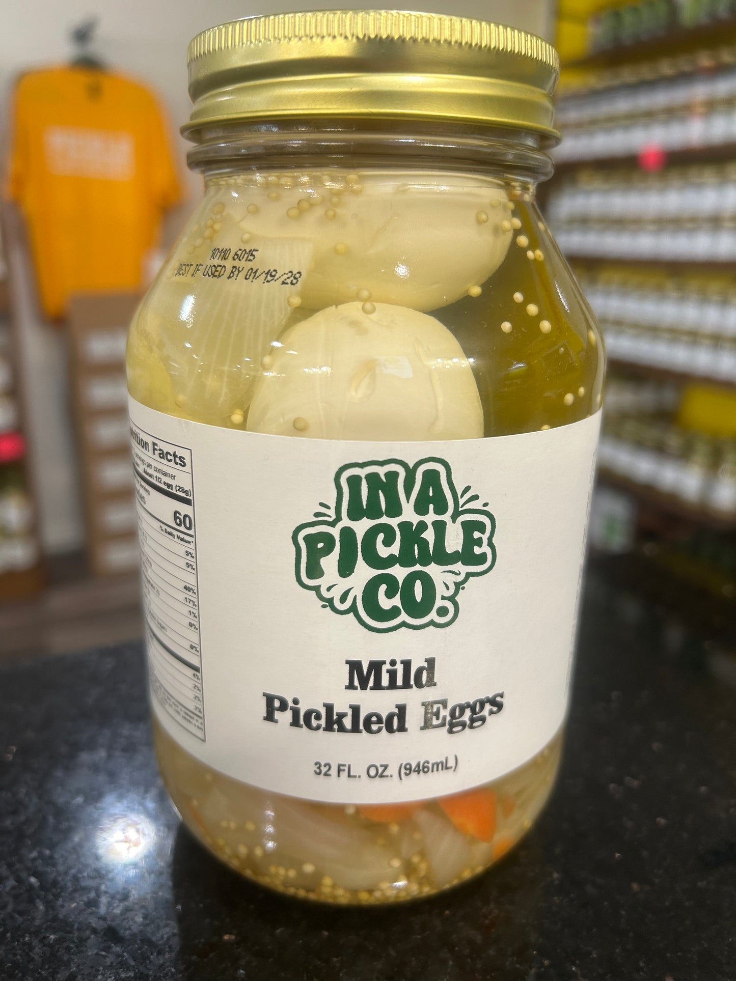 In A Pickle CO Mild Pickled Eggs 32.oz