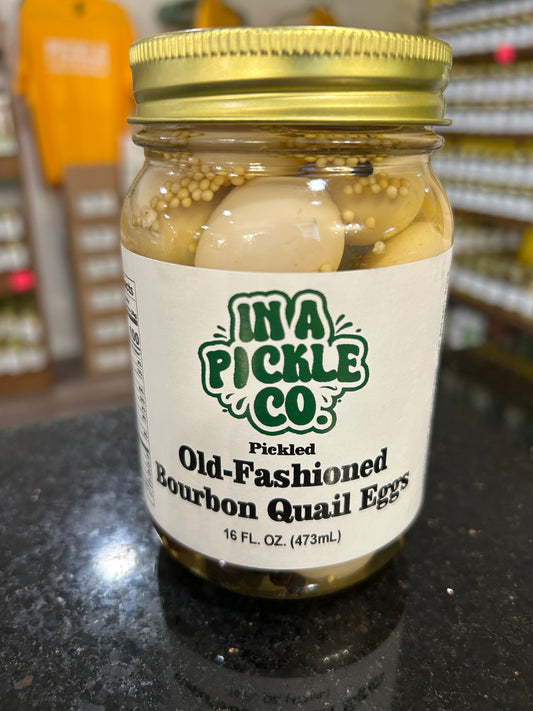 In A Pickle CO Old-Fashioned Bourbon Pickled Quail Eggs