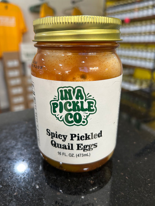 In A Pickle CO Spicy Pickled Quail Eggs
