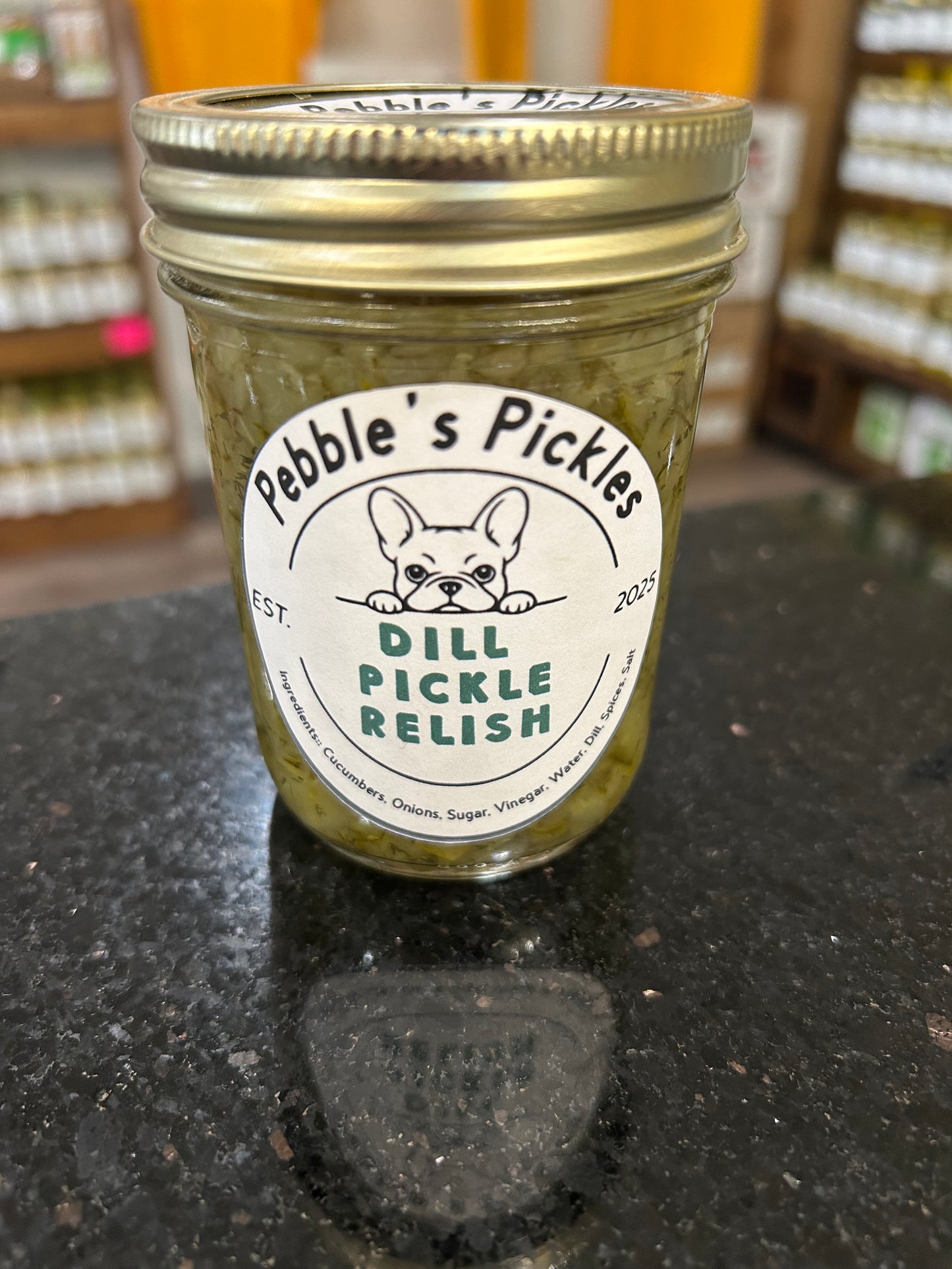 Pebble's Pickles Dill Pickle Relish